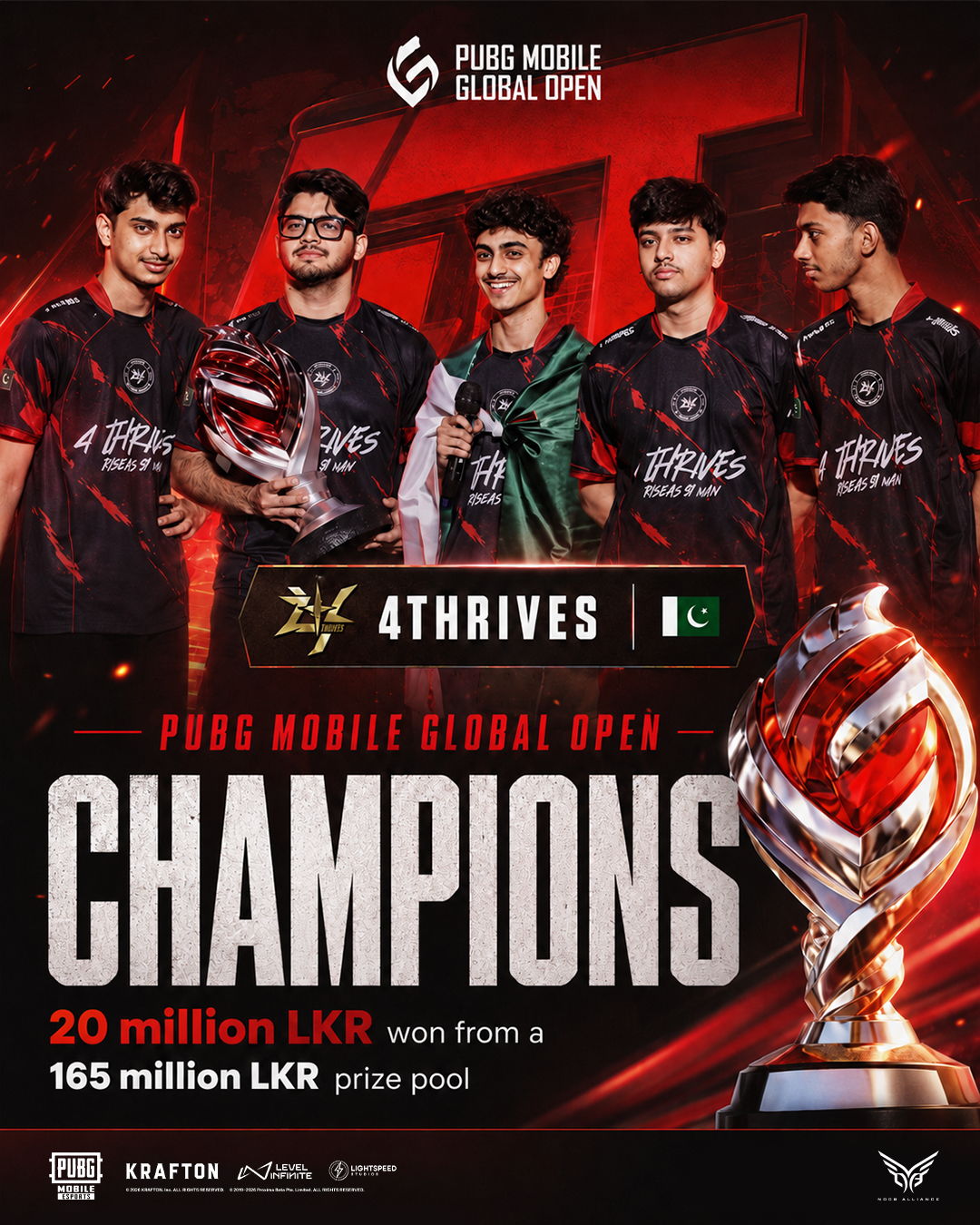 Pakistan wins PUBG Mobile Global Open Championship